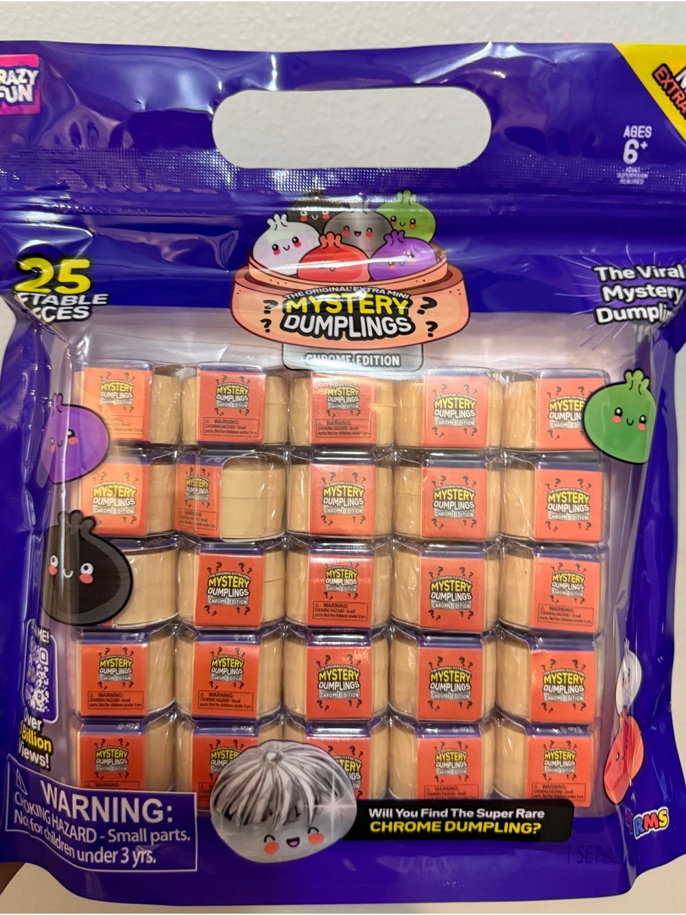 Mystery Dumplings Chrome Edition Party Pack - Purple